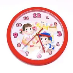 【非売品】ペコちゃん　掛け時計【新品】 LINEクーポン対象20％OFF】 非売品 不二家 ペコちゃん 掛け時計