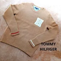 【美品】TOMMY HILFIGER ベージュニット Mサイズ