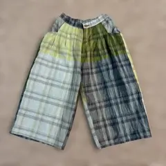 極美品✨萌 モユル MOYURU サルエルパンツ ワイド ガウチョ パッチワーク 極美品✨萌 モユル MOYURU サルエルパンツ ワイド ガウチョ パッチ