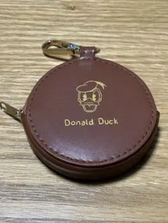 れ*ん様 Donald Duck ドナルド　ラウンドコインケース ブラウン