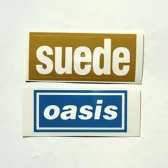 スエード、オアシス 、ステッカー