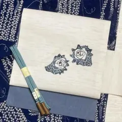 新品未使用】絞り 半幅帯 水色 白色 麻 綿 半巾帯 有松絞り風 - メルカリ