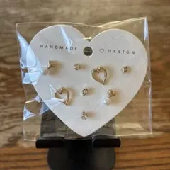 ハンドメイド ピアスセット 6個
