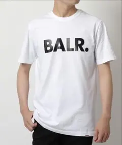 2枚セットBALR. Tシャツ ロゴ クルーネック　白、黒セットのサムネイル