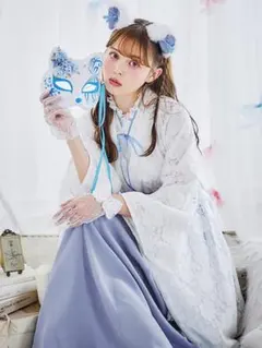 sugar 猫巫女レース袴 ブルーのサムネイル