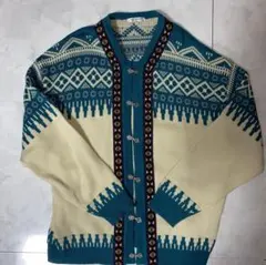 BAYCREST ノルディック柄カーディガン Lサイズ