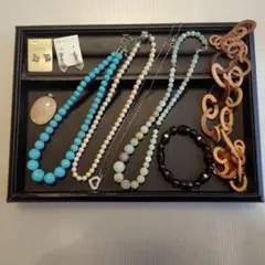 【遺品整理・生前整理】ピアス　ネックレス　ブレスレットセット　k18　ポスト表記