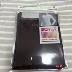 UNIQLO HEATTECH クルーネック長袖Tシャツ M ダークブラウン