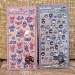 正規品　ボンボンドロップシール サンリオ　はぴだんぶい　ディズニー　スティッチ