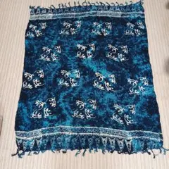 パレオ バリ島 インドネシア トカゲ ネイビー 生地