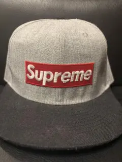 Supreme Box Logo キャップ グレー ブラック