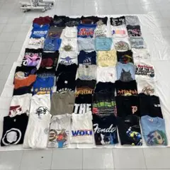 Q7アメリカ古着　ブランドミックス　半袖　Tシャツ56着セット　まとめ売り