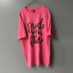 GILDAN ピンク Tシャツ　Lサイズ