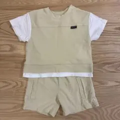 Tシャツ ハーフパンツ セットアップ 80【プティマイン】