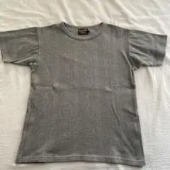 グレー リブ編み Tシャツ Mサイズ
