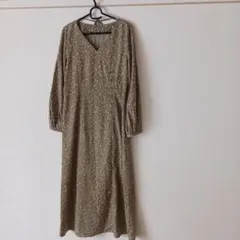 ☆「U by SPICK&SPAN　花柄ワンピース インナーキャミソール付き」☆