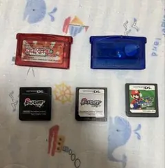 ポケモン GBA DS ソフト 4本セット　ルビー　ブラックホワイト　マリオ64