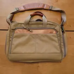 Hartmann ビジネスバッグ 2way ベージュ レザーコンビのサムネイル