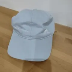 アディダス ライトブルー キャップ