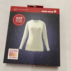 新品未開封UNIQLO超極暖　ヒートテックウルトラウォームクルーネックTホワイト