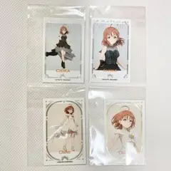 ラブライブ サンシャイン ポップアップ 特典チェキカード 4枚セット 高海千歌