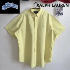 90s ラルフローレン ポニーロゴ BDシャツ vintage 古着 XXL