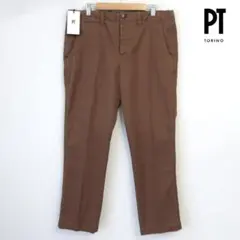 新品 PT TORINO 風合い抜群 チノパン ブラウン 茶 50 XL 2Lのサムネイル