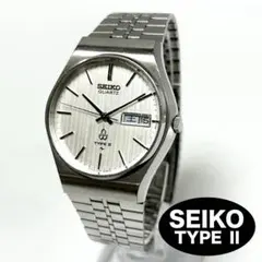 【✴︎N C✴︎様専用】SEIKO TYPEⅡ シルバー メンズ 時計 新品電池