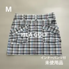 未使用品 フィラゴルフ レディース インナーパンツ付 スカート サイズM