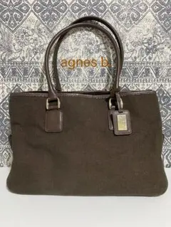 【美品】agnes b. アニエスベー トートバッグ ハンドバッグ 肩掛け