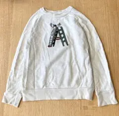 オーシャンアンドグラウンド　刺繍プリントトレーナー 130