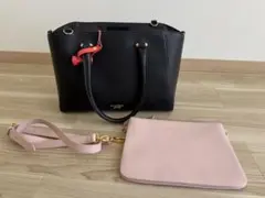 【4/24まで】Samantha 黒トートバッグとポーチ