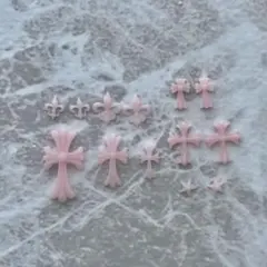 お得な13点セット　クロスネイルパーツ　十字架パーツ　3Dネイルパーツ