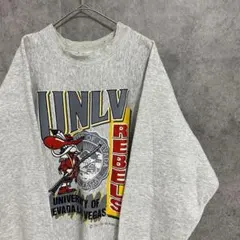 90s vintage 칼리지 프린트 트레이너 남성 그레이 헌옷