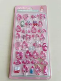 立体シール　ボンボンドロップ風　マイメロディー　シール　サンリオ