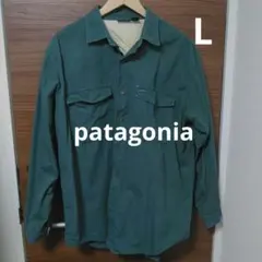 Patagonia コットンツイルシャツ　L 90s