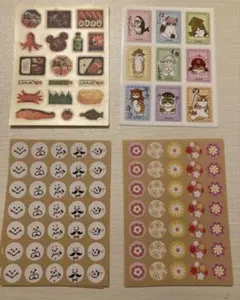 多様なデザインのシールセット