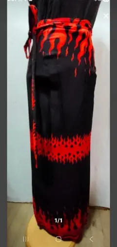紐付きパレオ　ハワイアン　フラダンス　 ストール ショール　106cm ×96