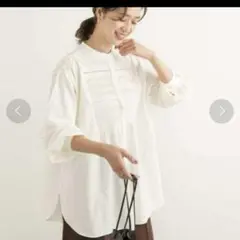 アーバンリサーチドアーズ　doors ピンタックチュニックシャツ