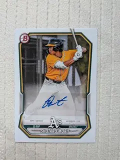 TOPPS 森井翔太郎 直筆サイン　bowman
