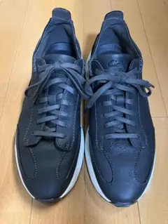 Clarks Craft Speed スニーカー レザー ダークグレー