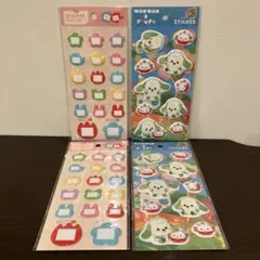 ステッカー　ぷくぷく　いないいないばあつ！　おなまえバッジ風シール　セリア
