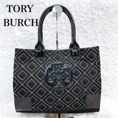 美品✨️A4可 トリーバーチ ナイロン トートバッグ キルティング エラ ブラック
