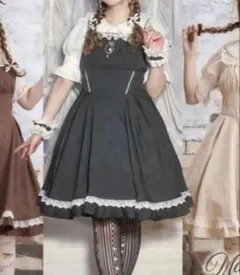 y*i様 未使用 しまむら 愛野えり マノンローズ ジャンパースカートS 黒