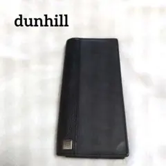 ダンヒル　長財布　縦型　ロゴプレート　D8　黒　ビジネス　メンズ　カードケース