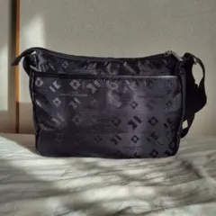 ヒロココシノ 黒 ナイロンバッグ ショルダーバッグ