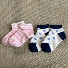 ミキハウス　ホットビスケッツ　靴下　2足セット　15〜17センチ