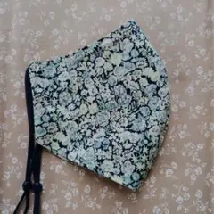 ♢ハンドメイド　大きめ　立体マスク　リバティ生地使用　タナローン　M350のサムネイル