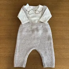 プティマイン　サス付きニットパンツセット70cm