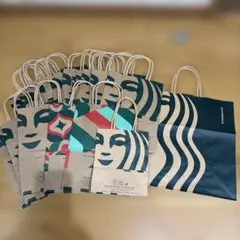 Starbucks クラフト紙ショッパー 19枚セット スタバ　スターバックス